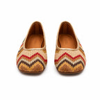 Élise : Ballerines Femme - Raphia Tressé