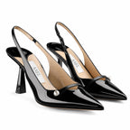 Linda : Escarpins Femme - Cuir Noir