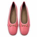 Rosa : Ballerines Femme - Cuir Rose