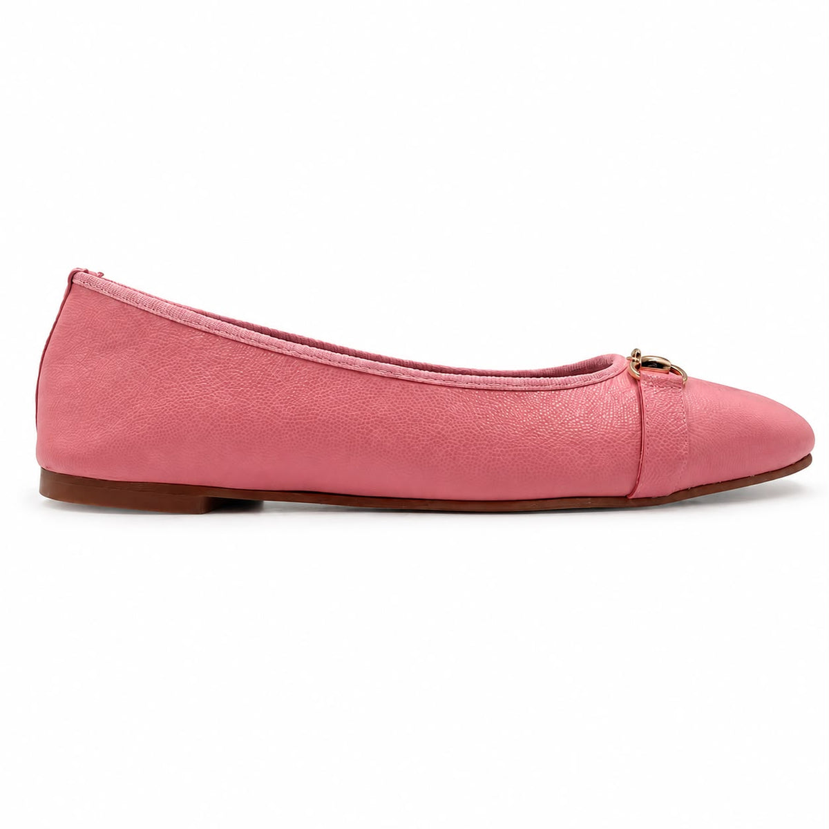 Rosa : Ballerines Femme - Cuir Rose