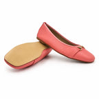 Rosa : Ballerines Femme - Cuir Rose