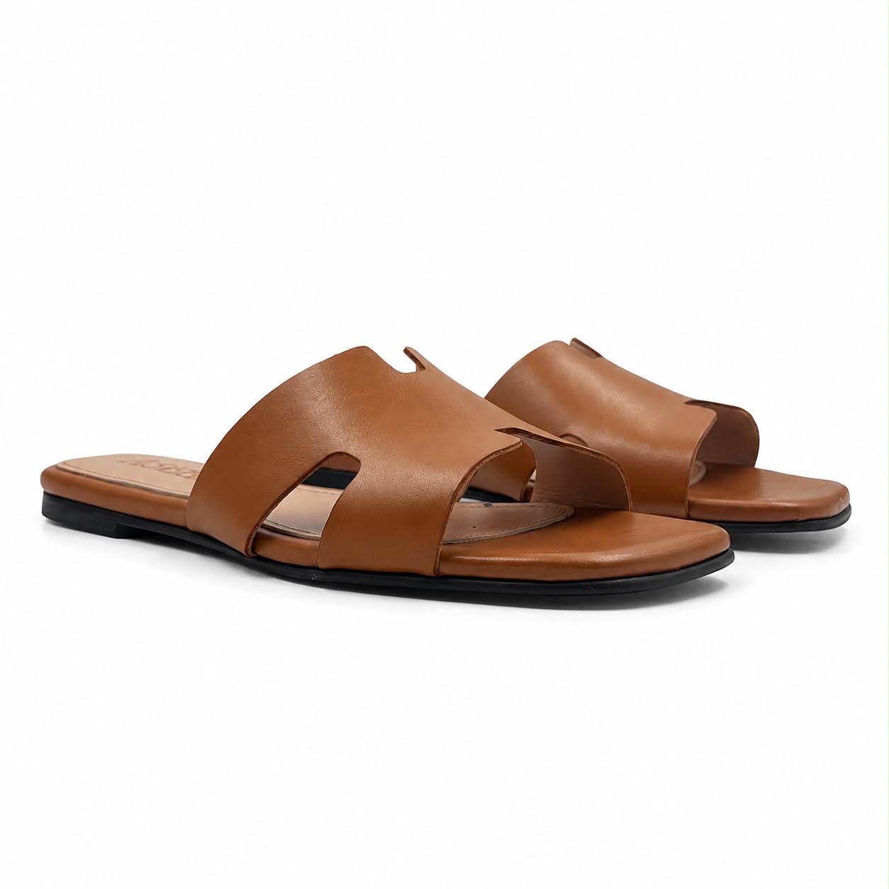 Hélène : Sandales Femme - Cuir Tabac