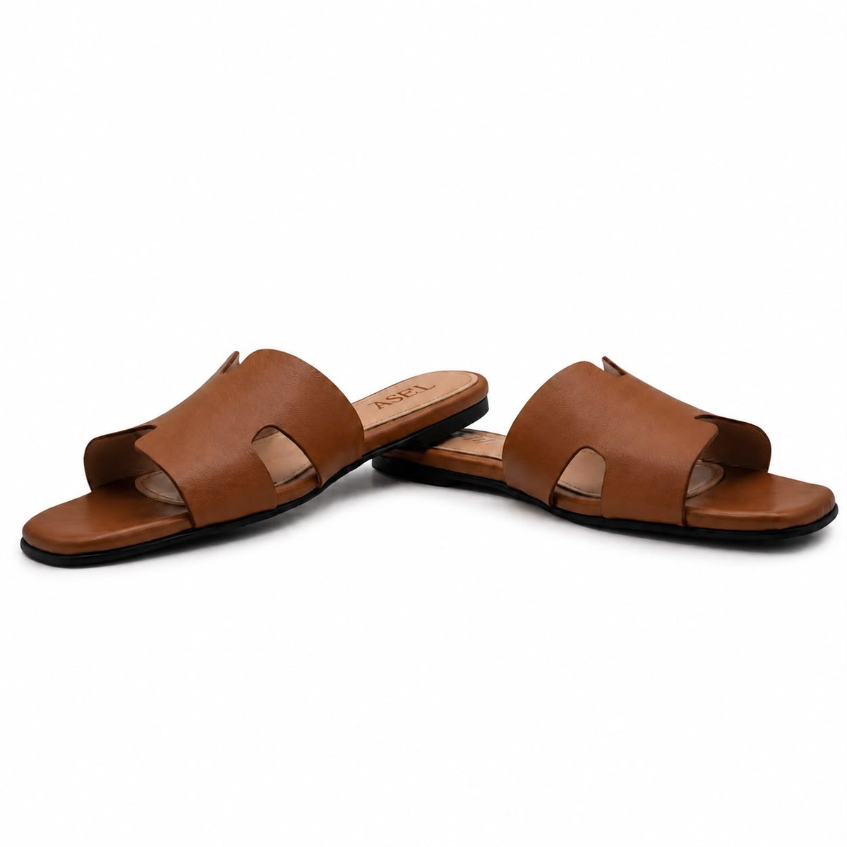 Hélène : Sandales Femme - Cuir Tabac