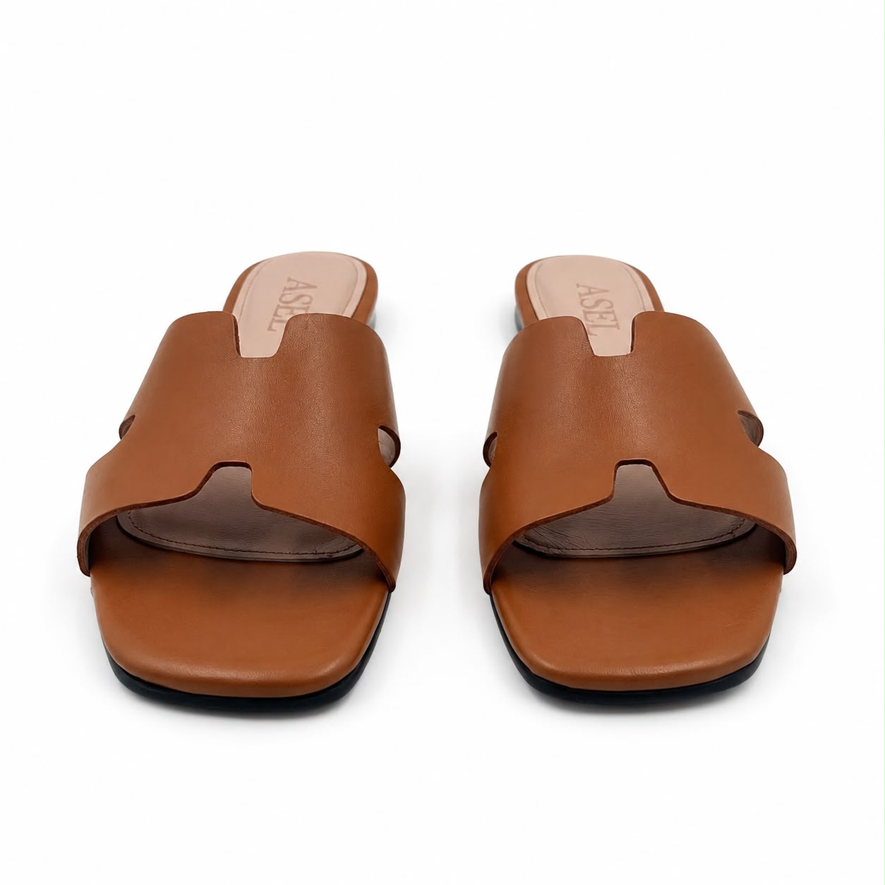 Hélène : Sandales Femme - Cuir Tabac