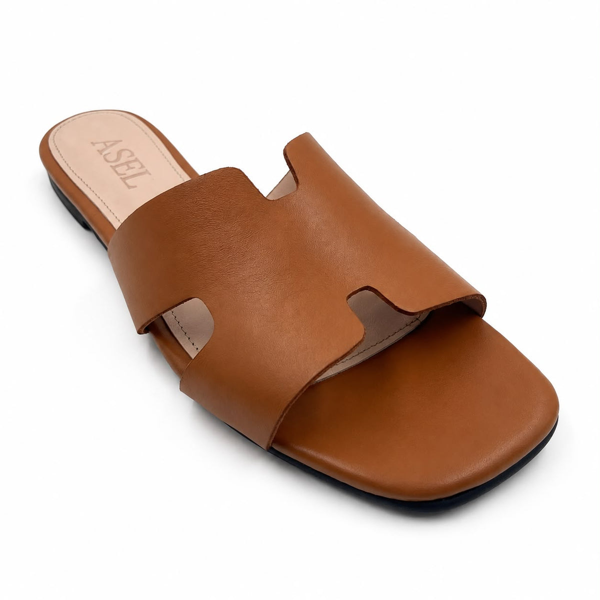 Hélène : Sandales Femme - Cuir Tabac