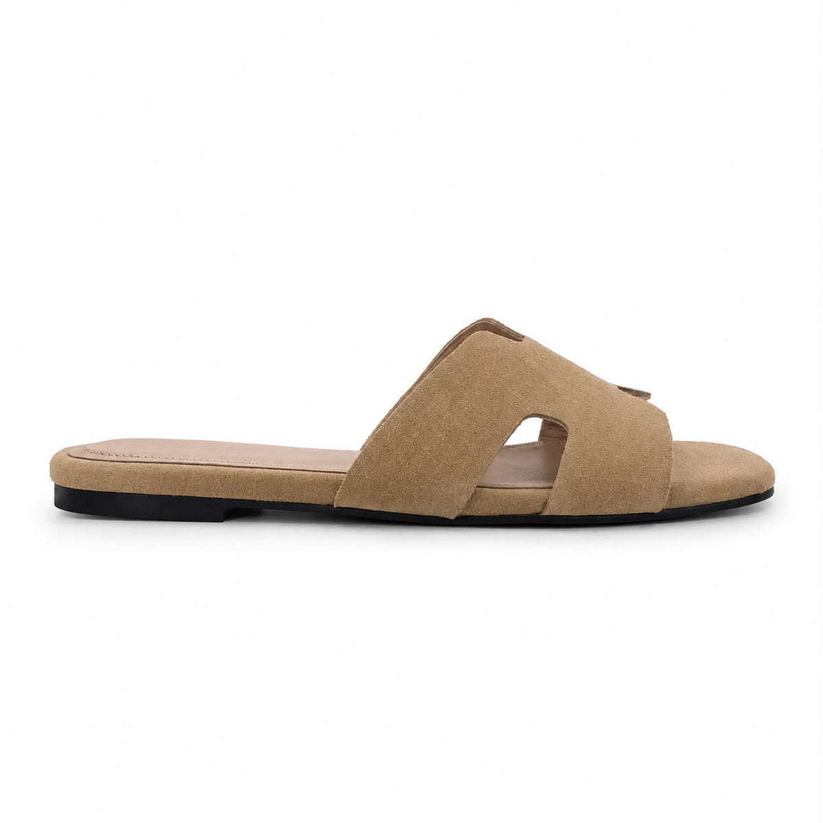 Hélène : Sandales Femme - Daim Beige